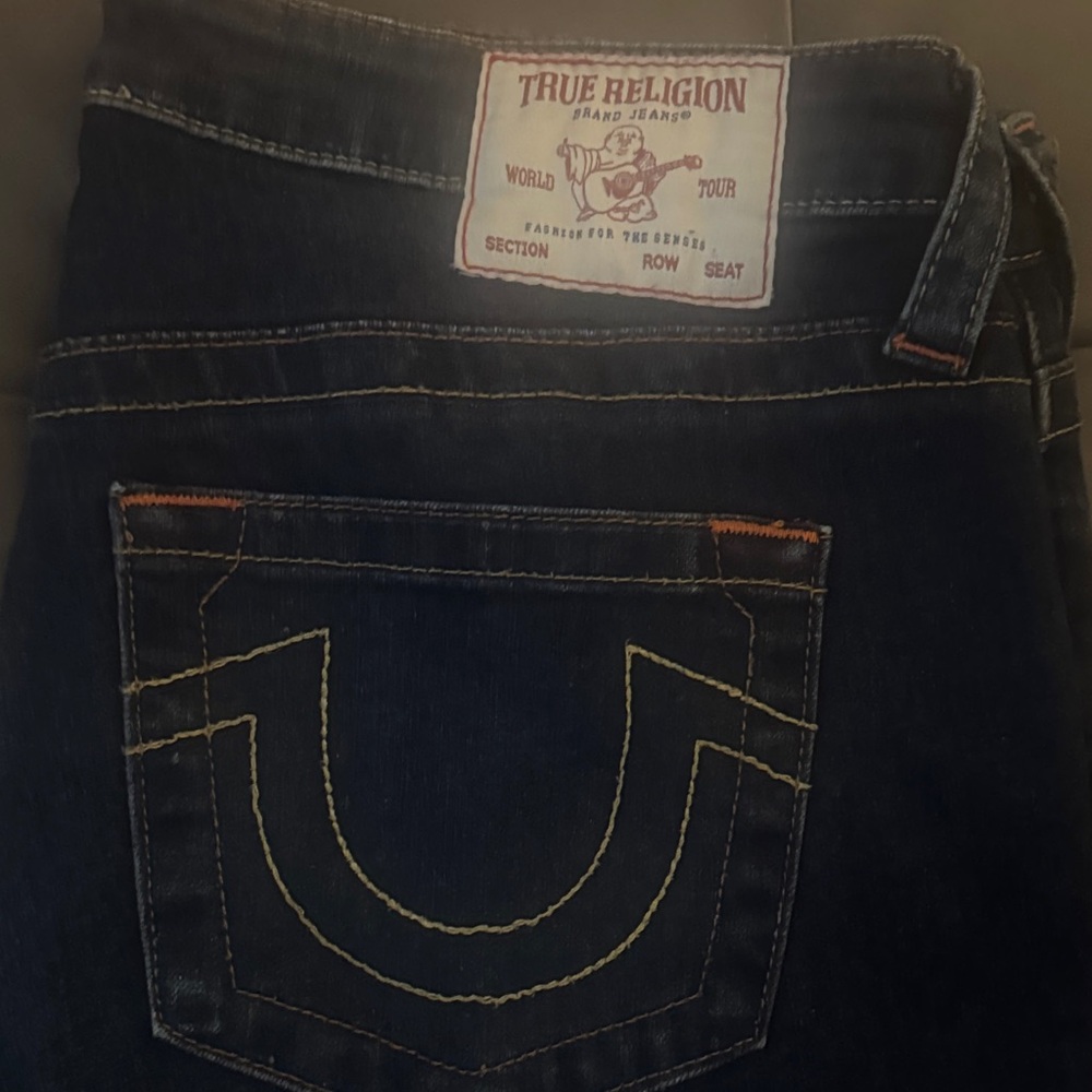 True Religion Indigo Denim Jeans - Picture 2 of 3